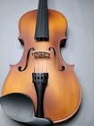 Mendini By Cecilio Full Size 4 4 Mv300 Solid Wood Violin  Satin Antique