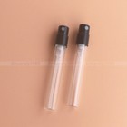 2000x 1ml Clear Spray Glass Bottle Vial With Snap On Pump Sprayer Perfume Empty