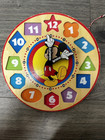 Melissa And Doug Mickey Mouse Wooden Shape Sorting Puzzle Educational Clock