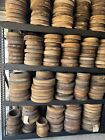  1  Vintage 1900   s Millinery Wood Hat Block Form Head   Brim Mold Set Hatter
