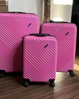 Travelhouse 3-piece Hardside Luggage Set 20  24  28  Spinner Suitcases Pink