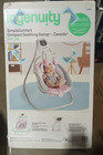 Simplecomfort Compact 6-speed Baby Swing - Soothing Vibrations   Sounds In Pink