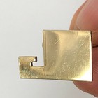 Vintage Mid Century Modern Cufflinks Gold Tone Abstract Style