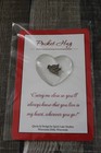 Spiritual Keepsake Pocket Hug Christian Gift Peace Dove Handmade Usa Religious