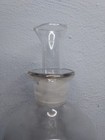 Antique Medical Pharmacy Apothecary Glass Bottle Jar Rare Ground Pour Stopper