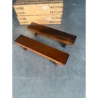 Concord Miniatures Wood Bench Set Of 2 Vintage 1 12 Dollhouse Furniture