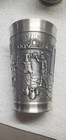 3 Vintage German Rein Zinn Pewter Cups Collectible