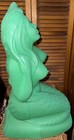 Rare Vtg Bgb Beaird 1969 Plastic Blow Mold Sitting Green Nude Mermaid Figure 21 