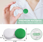 Contact Lens Cases 12 Pack Colorful Waterproof Storage Travel Compact Daily Use