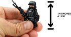 1 6 Inches Tall Police Swat Team Sniper Collectible Custom Minifigure   Genuine 