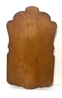Vintage Wooden Thimble Display Shelf Carved Farm Mill Design Holds 35