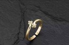 Women s Flower Gold Toe Ring Adjustable Ring 14k Yellow Gold Finish
