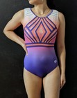 Dreamlight By Gk Composite Tribute Tank Leotard Pink Purple Sequins Size Al
