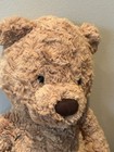 Jellycat London Plush Bumbly Bear Brown Tan Stuffed  belly  Animal Medium 16 
