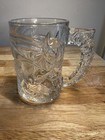 Vintage 1995 Mcdonalds Batman Forever Glass Mugs Complete Set Of 4 Dc Comics