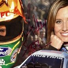 Ashley Force Signed 2007 Castrol Gtx Ford Mustang Nhra Funny Car 8x10 Hero Card