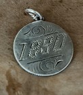 1880   s Antique Silver  Love Token Jf Fj  Coin
