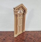 Dollhouse Exterior Door Large Fancy With Columns 1 12 Scale Miniature Fairy Door