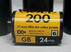 Nos 5 Rolls Kodak  gold 200  35mm Film For 24 Color Prints  Unused Old Stock