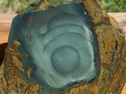 Tcr  Blue Mountain Jasper  Rough Slab 106g     Natural Orbs   Streamers   Oregon