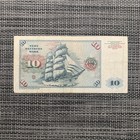 Germany  10 Mark Banknote 1980 German Currency Paper Money Ship Berlin Sea