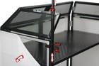 Dj Booth Table Lighting Truss Stand System - Foldable Panel Stage Platform Scrim