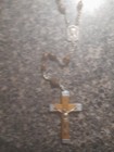 Vintage Our Lady Of Lourdes Blessed Virgin Mary Broken Rosary