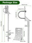 Ground Anchor Kit  Set Of 4 Earth Augers  Drill Ready  20 long 3  Wide Helix