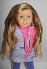 Tm Jly American Girl Doll Light Brown Hair Blue Eyes W Recess Ready Outfit