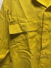 Vtg Wildland Fire Fighting Flame Resistant Aramid Shirt Mens L Yellow Usdafs