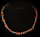 Lee Sands Amber And Turquoise Jewelry Set Necklace Bracelet Earrings Nib