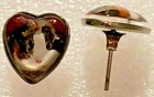 Guinea Pig Small Heart Shaped Post Stud Earrings Jewelry