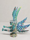 Vintage Oaxacan Wood Carving Bird Alebrije Mexican Folk Art Santiago Family 