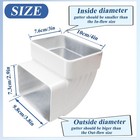 Gutter Elbow 3x4 90 Degree Downspout Connector Roofing 