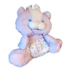 Fisher-price Puffalumps Care For Me Purple Kitty Cat Diaper 1999 Vintage