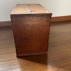 Vintage Japanese Wooden Sewing Box With Hidden Compartment Antique Small Drawer