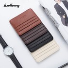 Man Women Leather Card Case Mini Card Wallet Credit Card Holder Pocket Purse Us