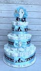 3 Tier Ghost Halloween Diaper Cake Baby Shower Boy