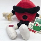 1988 Vintage 7up Cool Spot Plush Toy W  Tags Suction Cups Commonwealth Window 