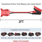Jump-start Kit With Power Battery For Milwaukee M18  8 Awg Car