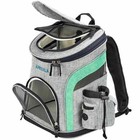 Pet Carrier Backpack For Dog Cat Breathable Travel Hiking Portable Bag Soft Mesh