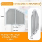 2pcs Dryer Lint Screen Filter For Whirlpool 7mggq9800ml0 Gew9200lq1 Wed8500sr0