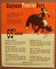 1962 65th Cheyenne Frontier Days Ticket Ordering Packet 3 Pieces  Bok3-s1