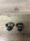 2 Mock Key Knob Antique Brass  no Srew Included 