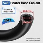 Boltigen 5 8inch Heater Hose 20 Feet Coolant Radiator Line For Water Antifreeze