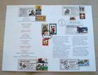 Sc 2719 - 1992 Christmas Atm Stamp - Ceremony Program Combo W  Prior Year Issues
