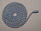 30  Aluminum 2 4mm Ball Bead Dog Tag Chain Necklace Military  Civilian   Officer