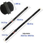 2x Universal Car Travel 2 Point Safety Adjustable Retractable Seat Belt Lap Belt