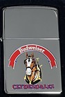 Zippo 1995 Budweiser Clydesdale Polished Chrome Lighter Unfired In Box K598
