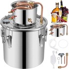 9 6 Gal  38 L stainless Steel Moonshine Still  Copper Tube Alcohol Distiller Wit